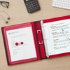 Staples 807711 1.5-Inch 3-Ring Better Binder Red (18369)