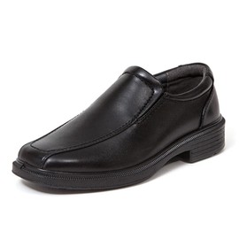 Deer Stags boys Loafer, Black, 3 Big Kid US