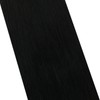 Ugeat Keratin Black Hair Extensions 22 inch Flat Tip Human