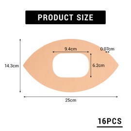 Bettinay Bettinay 16PCS Knee Tape, Waterproof and Elastic Kinesiology Tape Knee for Knee Stability