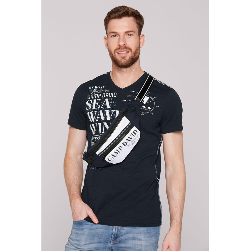 Camp David Mens Navy None Sailing Belt Bag, navy