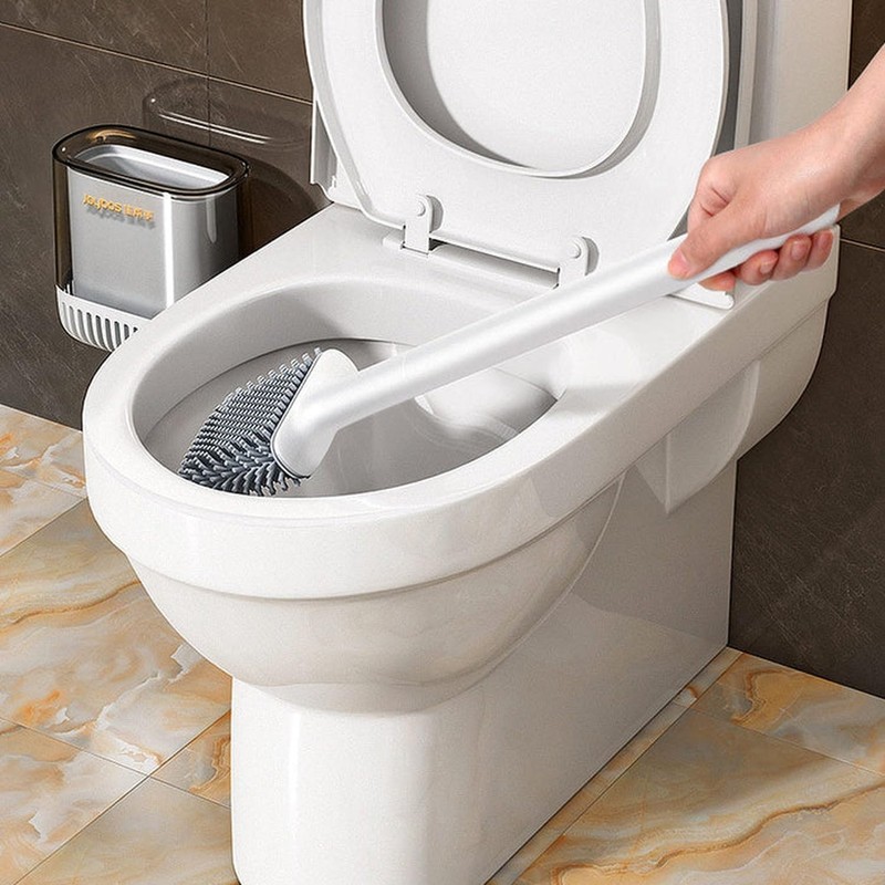 JOYBOS Toilet Brush with H.38cm Base, Nylon (bristles), Plastic (handle),