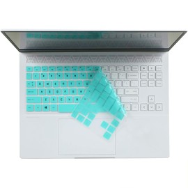 Silicone Keyboard Cover Skin Compatible for HP OMEN 16.1" 16t-u000 16-u0097nr Series, HP OMEN 16.1" 16t-wf000 16-wf0097nr 16z-xf000 16z-xd000 16-xf0087nr Series Gaming Laptop WITHOUT Number Pad (Mint)