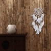 Srliya Atrapasueños con Forma de Corazón Hueco, Tejido a Mano,