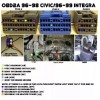 Honda Acura Swap OBD2 DOHC VTEC GSR B18C1 Wiring Sub
