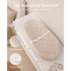 Blissful Diary Muslin Baby Changing Pad with Waterproof Lining Foam,