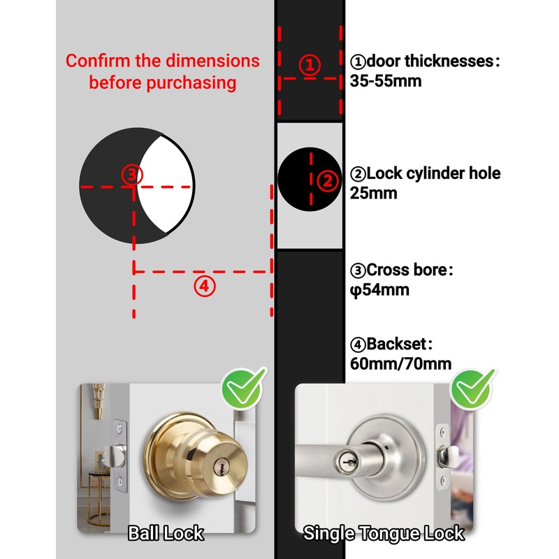 Smart Door Lock, Fingerprint Password IC Card Key Tuya APP,