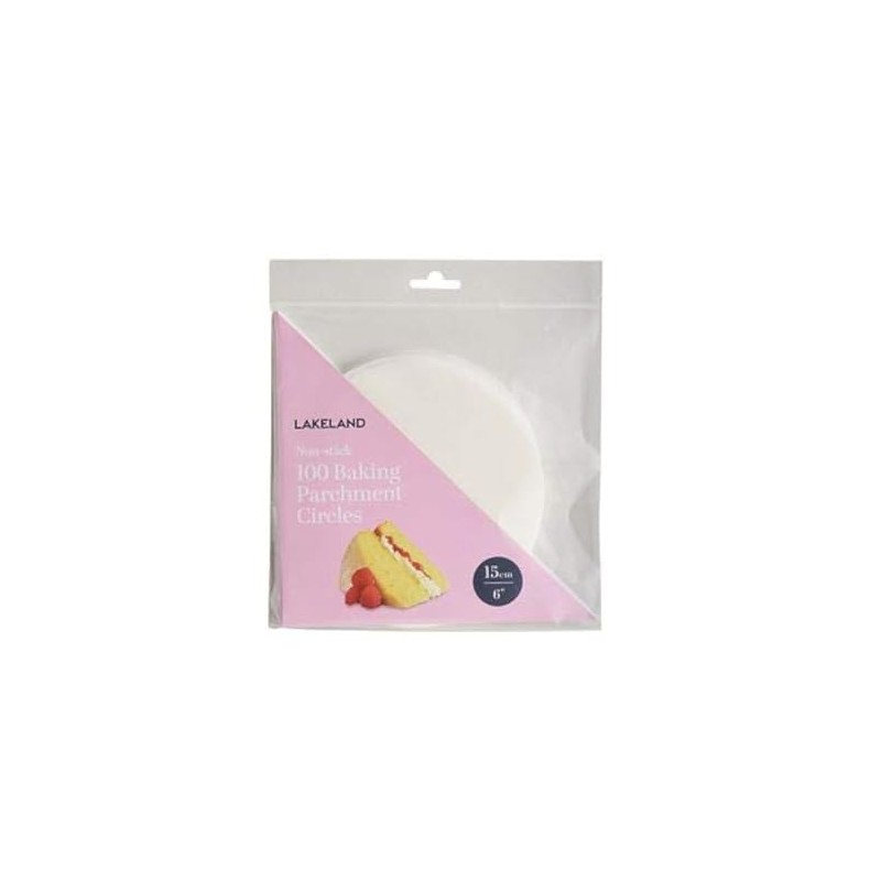 Lakeland Baking Parchment Paper Circles 15cm (6") x 100