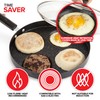 Modern Innovations 4-Cup Nonstick Egg Frying Pan with Lid, Fried