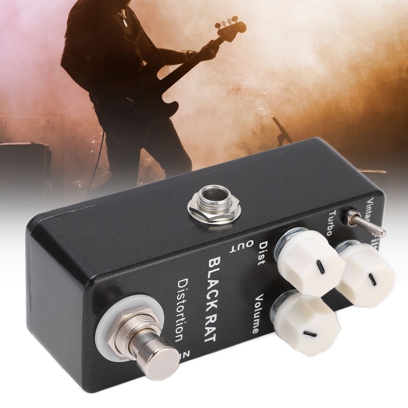 Distortion Guitar Pedal Electric Effector Single Effect Accessories with True