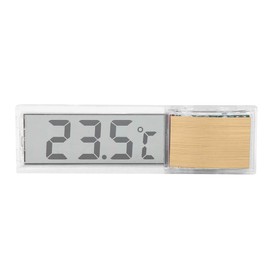 TOPINCN Aquarium Electronic Thermometer Digital Display LED Crystal Induction 3D LCD Aquarium Thermometer Small Size Temperature Measuring Meter Machine