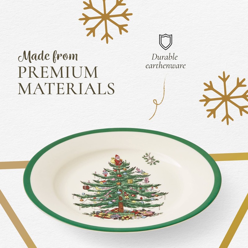Spode Christmas Tree Salad Plate | Set of 4 Plates