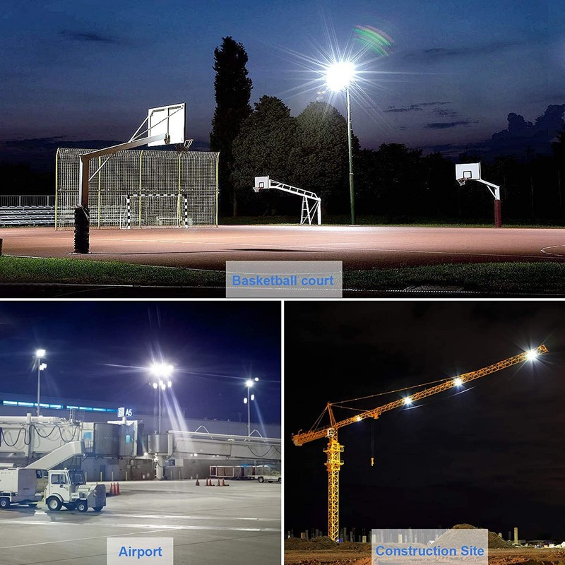 YANYCN 300W LED Flood Light Outdoor,2000W Equivalent 5000K Daylight White