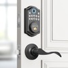 Keyless Entry Door Lock with Handle - 2 Lever Handles,