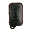 Leather Smart Key Fob Remote Cover for Toyota Vehicles