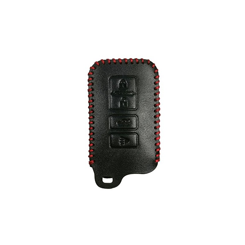 Leather Smart Key Fob Remote Cover for Toyota Vehicles