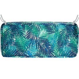 NettyPro Patio Bench/Swing Cushion Cover 45 x 18 x 3 Inch, Water Resistant UV Protection Outdoor Furniture Loveseat Cushion Slipcover with Zipper, Replacement Cover Only