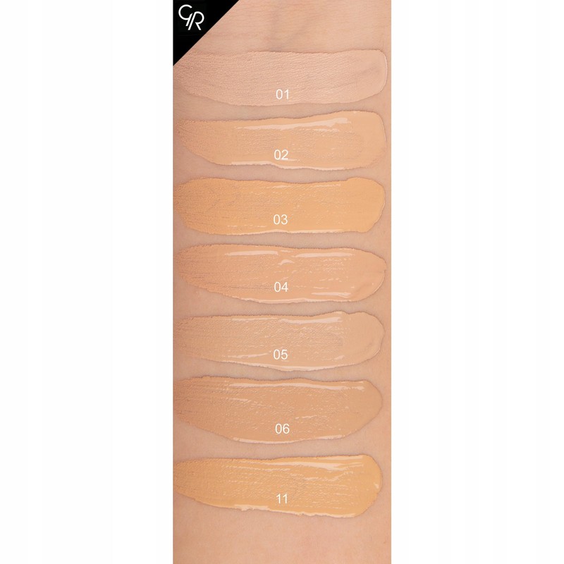 GOLDEN ROSE TOTAL COVER 2 IN 1 SPF15 FOUNDATION &