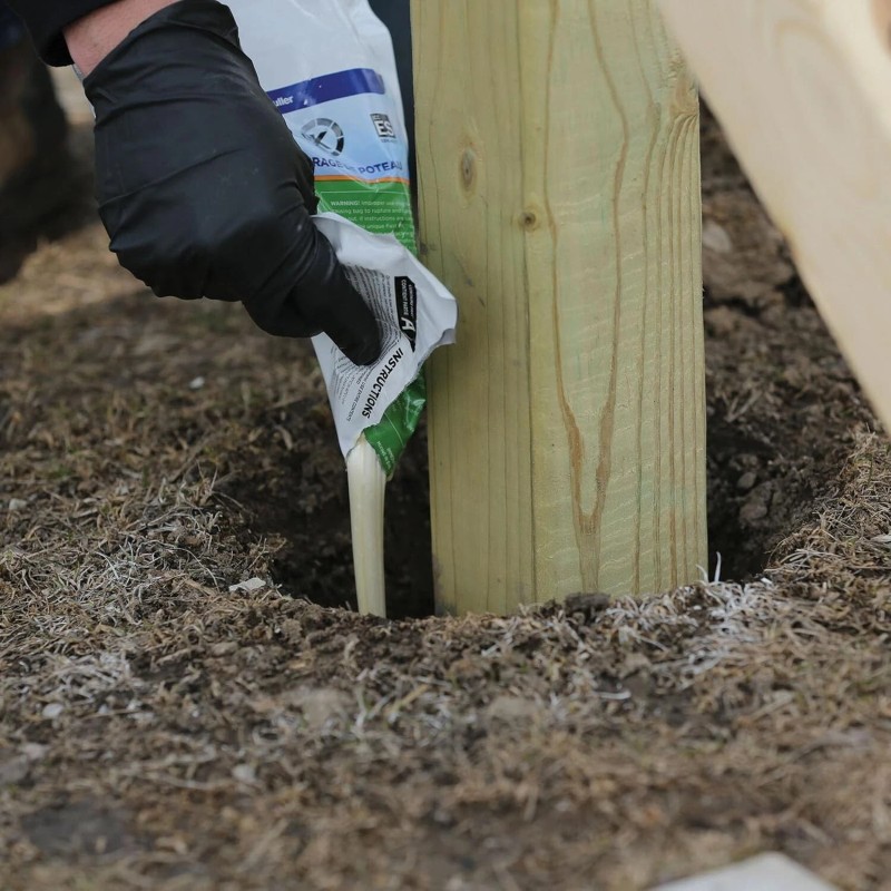Fast 2K Post Anchor Mix Expanding Foam Concrete Alternative for