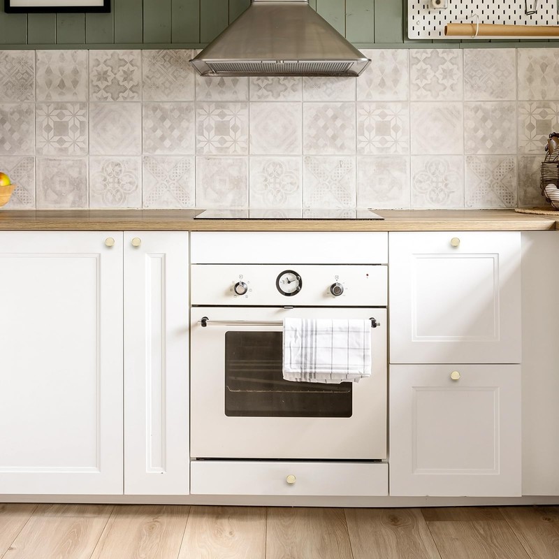 Ravinte Decor 30 Pack Brushed Brass Cabinet Knobs, 1-3/16 Inch