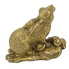 Bunny Statue Sturdy Brass Retro Look Fine Details Stable Durable