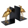 Creative Co-Op Decorative Cast Iron Bird Bookends, Gold, Set of