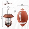 Otdair Solar Wall Lantern Outdoor, Flickering Flames Solar Sconce Lights