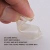 10pcs Small Animal Feeding Bottle Soft Silicone Nipple Thickened Pet
