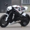 Unbranded Motorcycle 7/8" Handle Bar End Rearview Side Mirrors Fit
