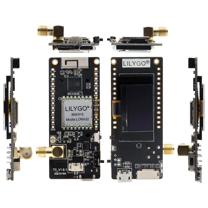 LILYGO LoRa32 915Mhz ESP32 Development Board OLED 0.96 Inch SD