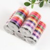 JIHUOO 10 Rolls 0.6 mm Flat Elastic Bracelet String Cord