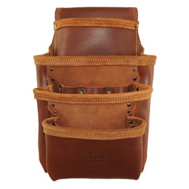 Graintex AS2532 Ambassador Series 7 Pocket Framers Tool Pouch Top Grain Leather for Framers, Constructors, Electricians, Plumbers, Handyman