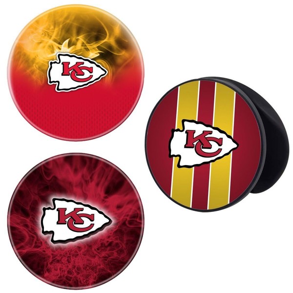 TKMTYT（3 Pack Football Theme Cell Phone Stand Holder and Grip.