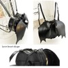 Puyang Fashion Gothic Black Bat Heart Wings Goth Punk Lace