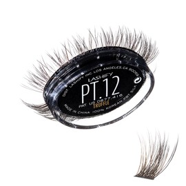 Lashify Plushy Tame 12mm Gossamer Lashes in Truffle Color, Easy DIY False Lashes for a Voluminous Yet Still Natural Look