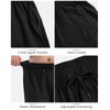TTZ Mens Big and Tall Swim Trunks 5XL Black