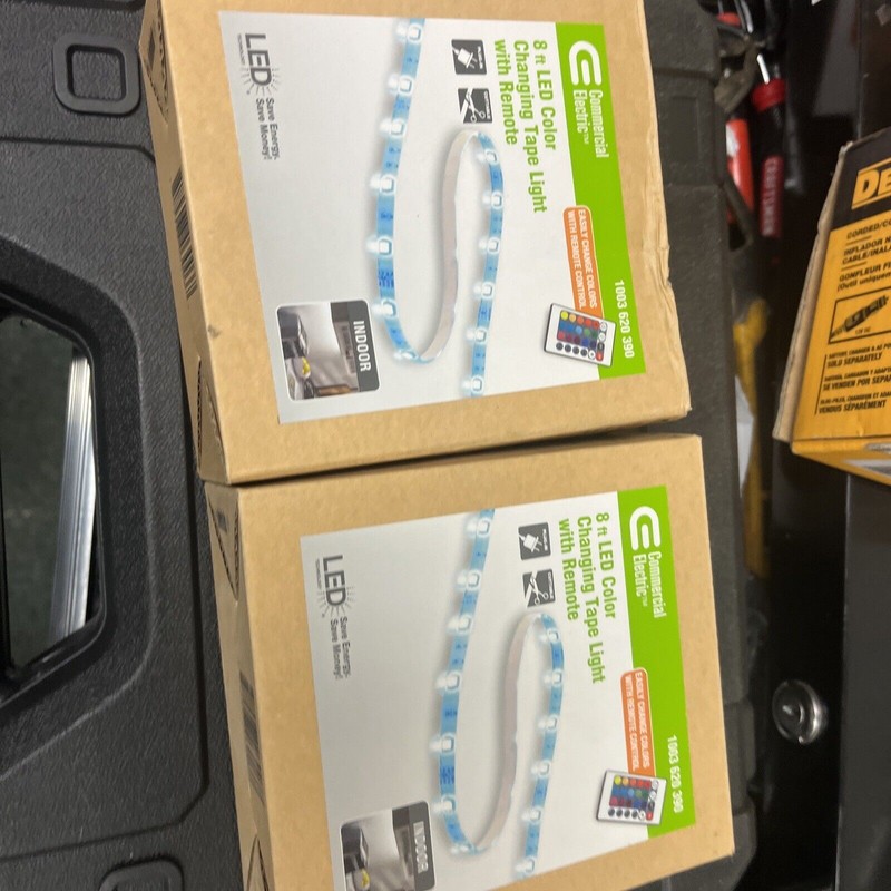 Commercial Electric 16 ft. Indoor LED Color Changing Tape Light