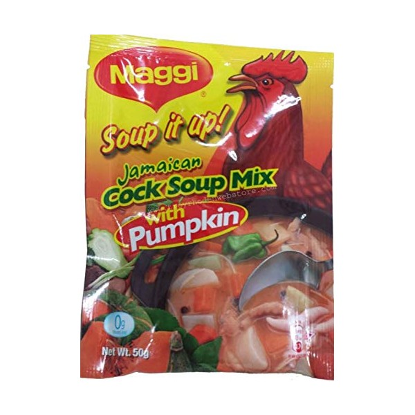 Jamaica mezcla de sopa de gallo con calabaza 50 g (Paquete de 6)