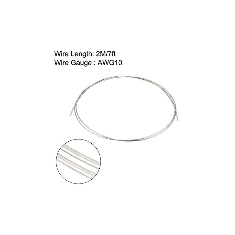 sourcing map 0.1mm 38AWG Heating Resistor Wire Nichrome Cable for