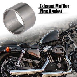 Motoforti 45mm ID 50mm OD Motorcycle Exhaust Muffler Pipe Gasket Graphite Seal Ring Silencer Connector for Dirt Pit Motocross Sports