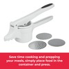 Metaltex PRESSY 2 Potato Ricer WHT 251716, Silver