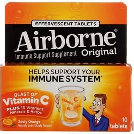AIRBORNE On-The-Go Packs - Zesty Orange 10 ct. 1 ea