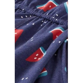 Cat & Jack Girls L 10-12 Watermelon Summer 1-Pc Spaghetti Strap Romper Cat & Jack Navy Blue