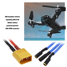 30A Brushless ESC Cable 30A Motor Brushless Electric Speed Controller 7.4V-16V Accessories for RC Remote Control Drone Helicopter FPV