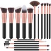 SIUONI Makeup Brushes 17 Pieces Premium Synthetic Foundation Brush Powder