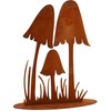 Iron, Mushrooms, decoration ideas for the autumn of metal