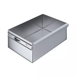 Unbranded Stainless Steel Table Drawer - 15 in. Wide x 10 in. Long x 5 in. High