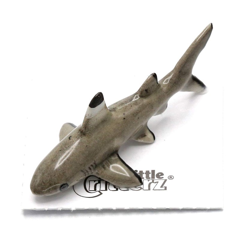 Little Critterz Blacktip Shark Decorative Porcelain Display Object “Guardian” –