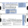 Builder's Bookstore Asphalt Paving Job Calculator Slide Rule