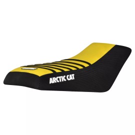 Enjoy Mfg Arctic Cat 250 300 400 454 500 4x4 2x4 Seat Cover BLK side-YELLOW-BL